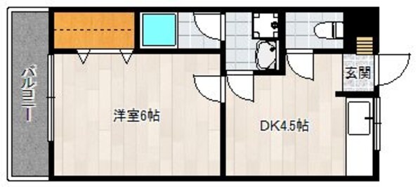 高宮駅 徒歩7分 2階の物件間取画像